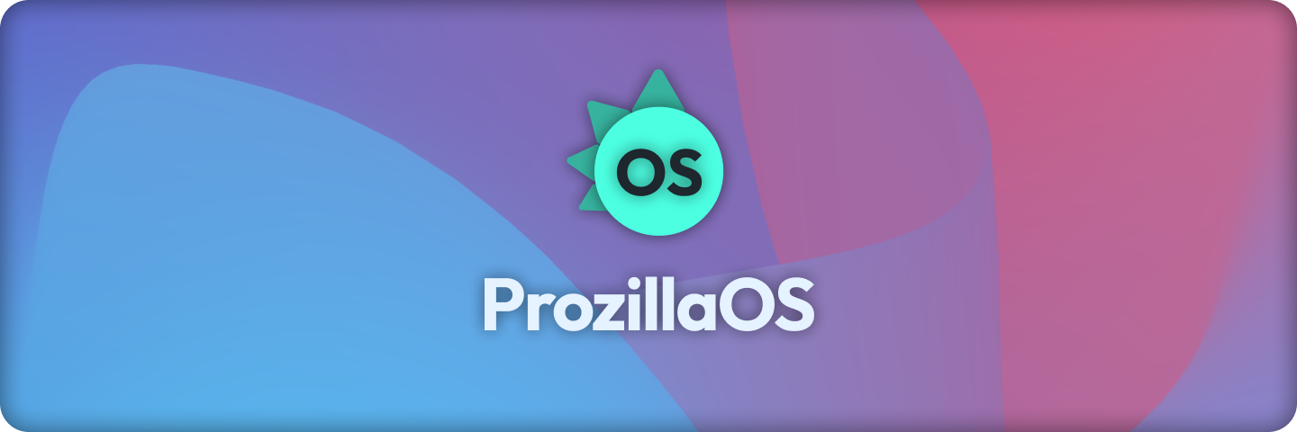Banner with the logo of ProzillaOS
