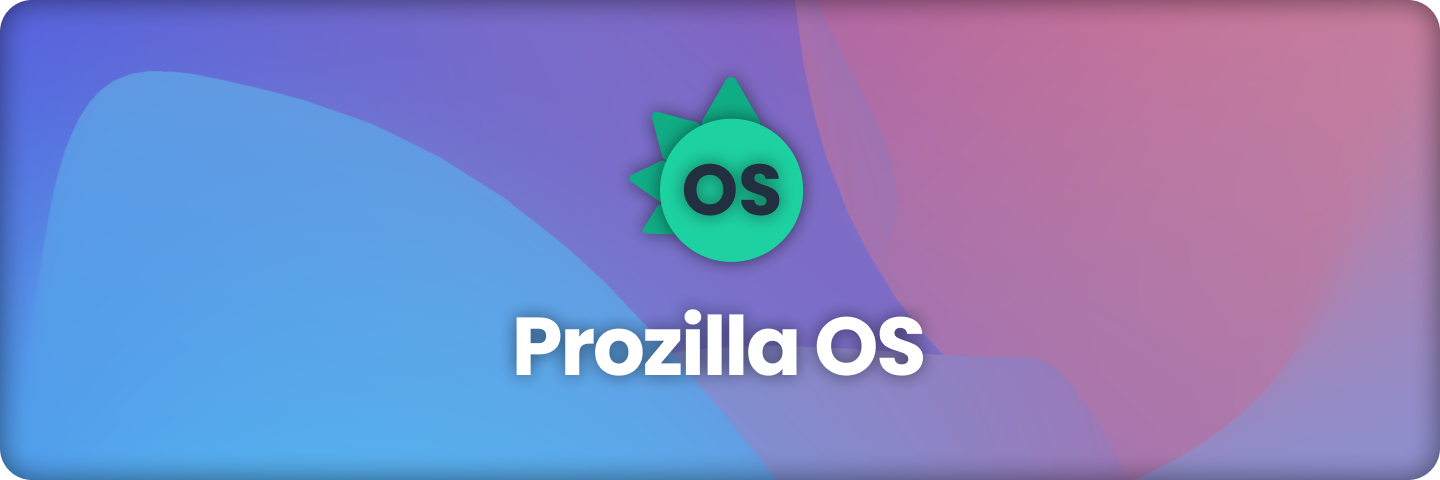 Banner with the logo of Prozilla OS