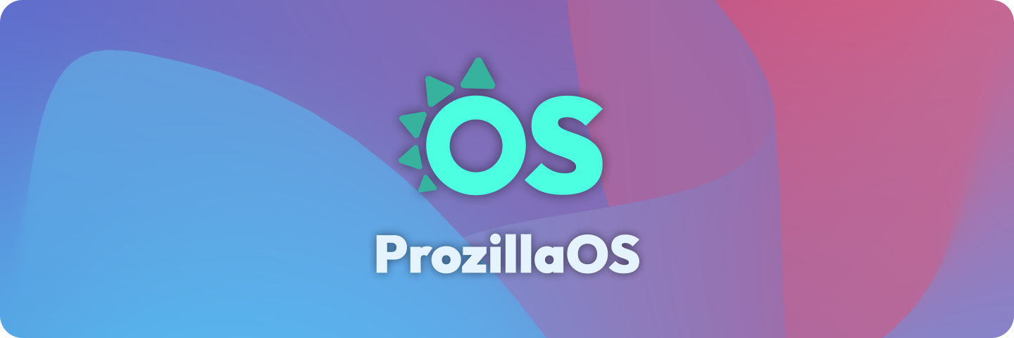 Banner with the logo of ProzillaOS