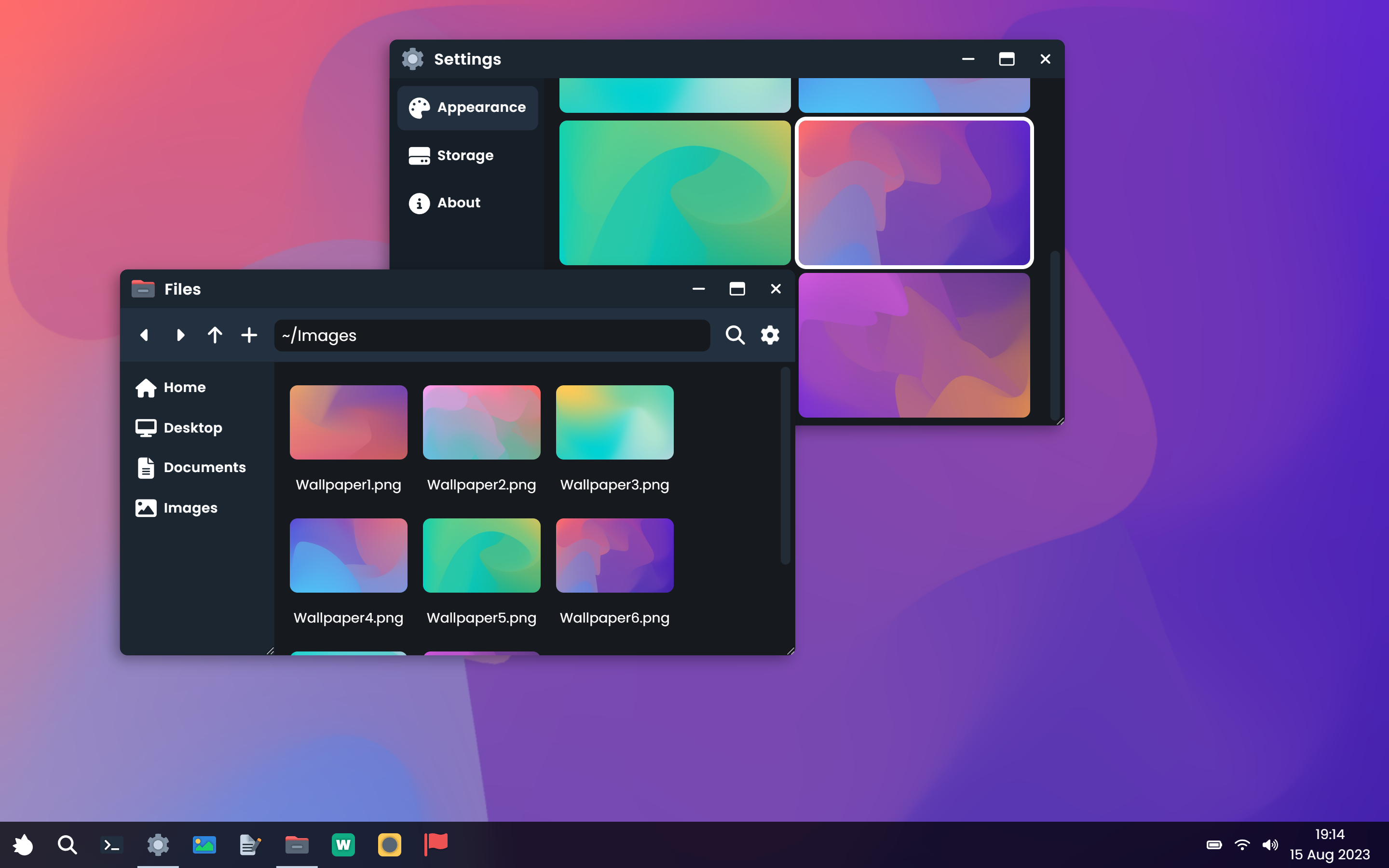Screenshot of Prozilla OS