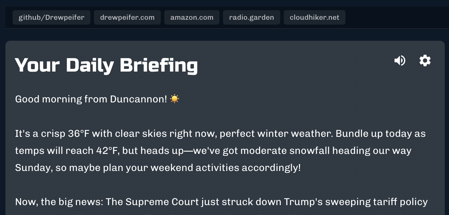 Briefing